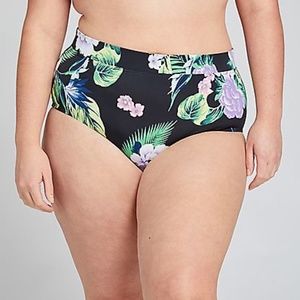 Lane Bryant High Waist Swim Brief NWT Size 24